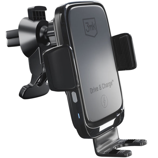 Trådlös Bil Laddare 3MK Drive&Charge, 15W, 1.67A, Svart