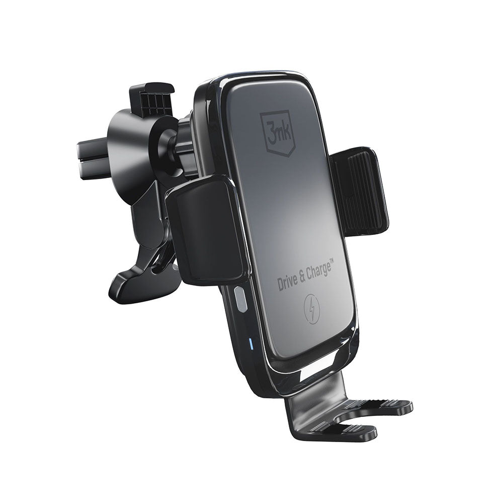 Trådlös Bil Laddare 3MK Drive&Charge, 15W, 1.67A, Svart