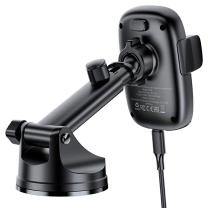 Trådlös Bil Laddare Acefast D49, 15W, 1.67A, Svart