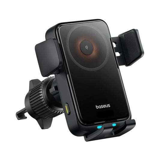 Baseus Wisdom Pro Vent Trådlös Bil Laddare, 15W, 1.67A, Svart C40381501123-00