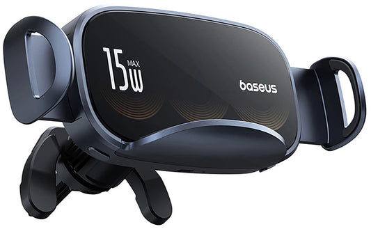 Trådlös Bil Laddare Baseus LightChaser, 15W, 1.67A, Svart, Återsigillad C40355901111-00