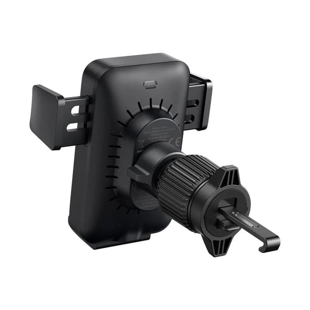 Baseus Wisdom Pro Vent Trådlös Bil Laddare, 15W, 1.67A, Svart C40381501123-00