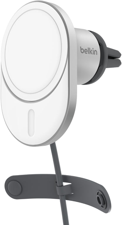 Belkin BoostCharge Pro trådlös billaddare, 15W, 1,67A, vit WIC008btGR-V2