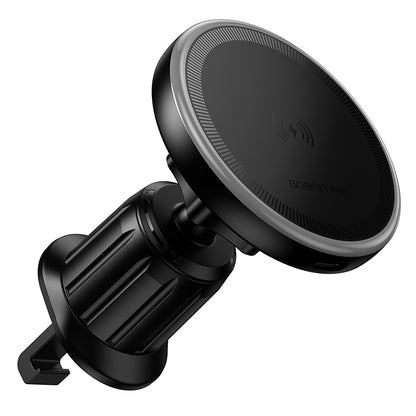 Trådlös Bil Laddare Borofone BH224 Flash, 15W, 1.67A, Svart