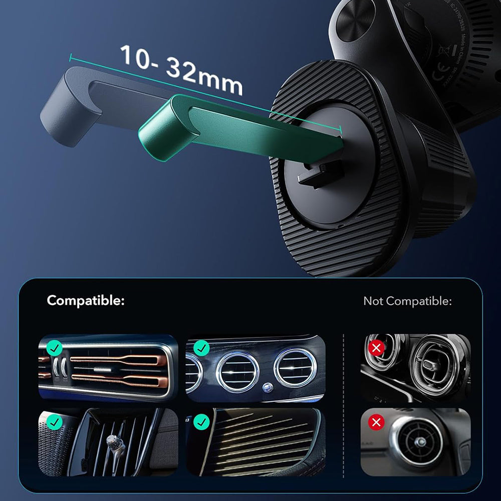 ESR Wireless Car Charger, 25W, Black