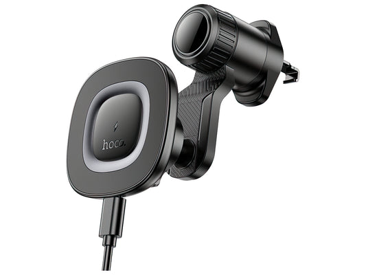 Trådlös Bil Laddare HOCO HW30, 15W, 1.67A, Svart