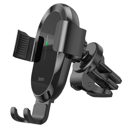 Trådlös Bil Laddare HOCO CA105, 15W, 1.67A, Svart