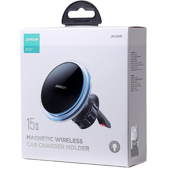 Trådlös Bil Laddare Joyroom JR-ZS291, 15W, 1.67A, Silver