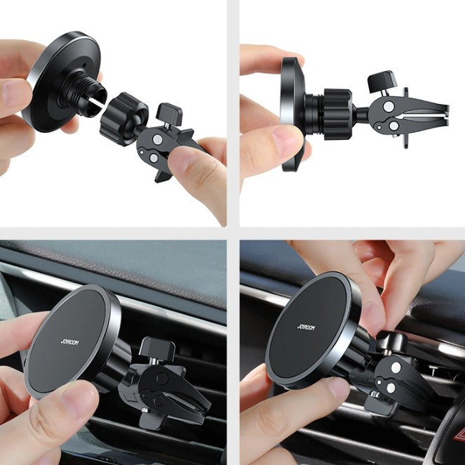 Trådlös Bil Laddare Joyroom JR-ZS240 Air Vent, 15W, 1.67A, Svart