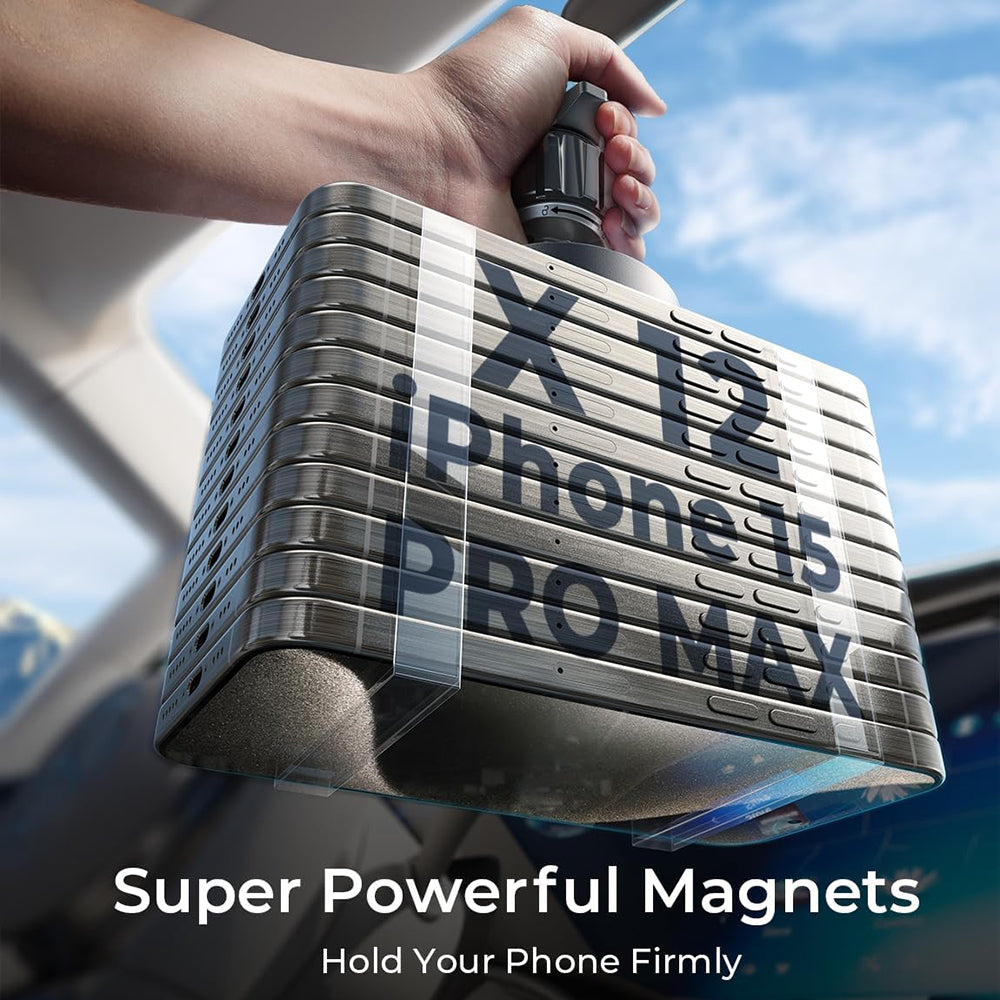 Trådlös Bil Laddare Lisen, 15W, 1.67A, Svart YL0223070007