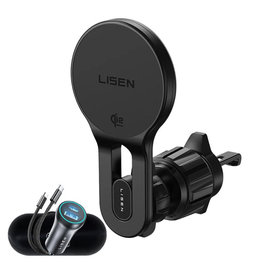 Trådlös billaddare Lisen W704 Pro, 25W, svart YL0225090003