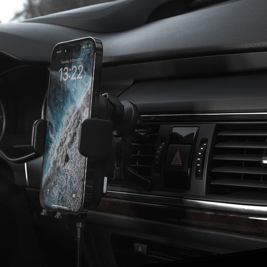 Trådlös Bilhållare Proove Triple Clamp, 15W, 1.67A, Svart WHTC15010001