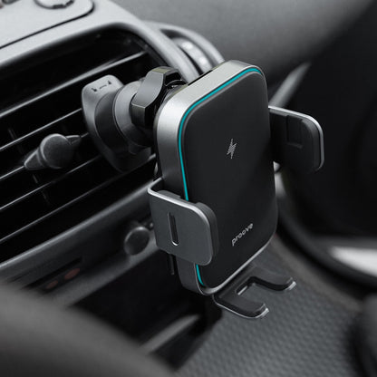 Trådlös Bilhållare Proove Triple Clamp Pro, 15W, 1.67A, Grå WHTP15010004
