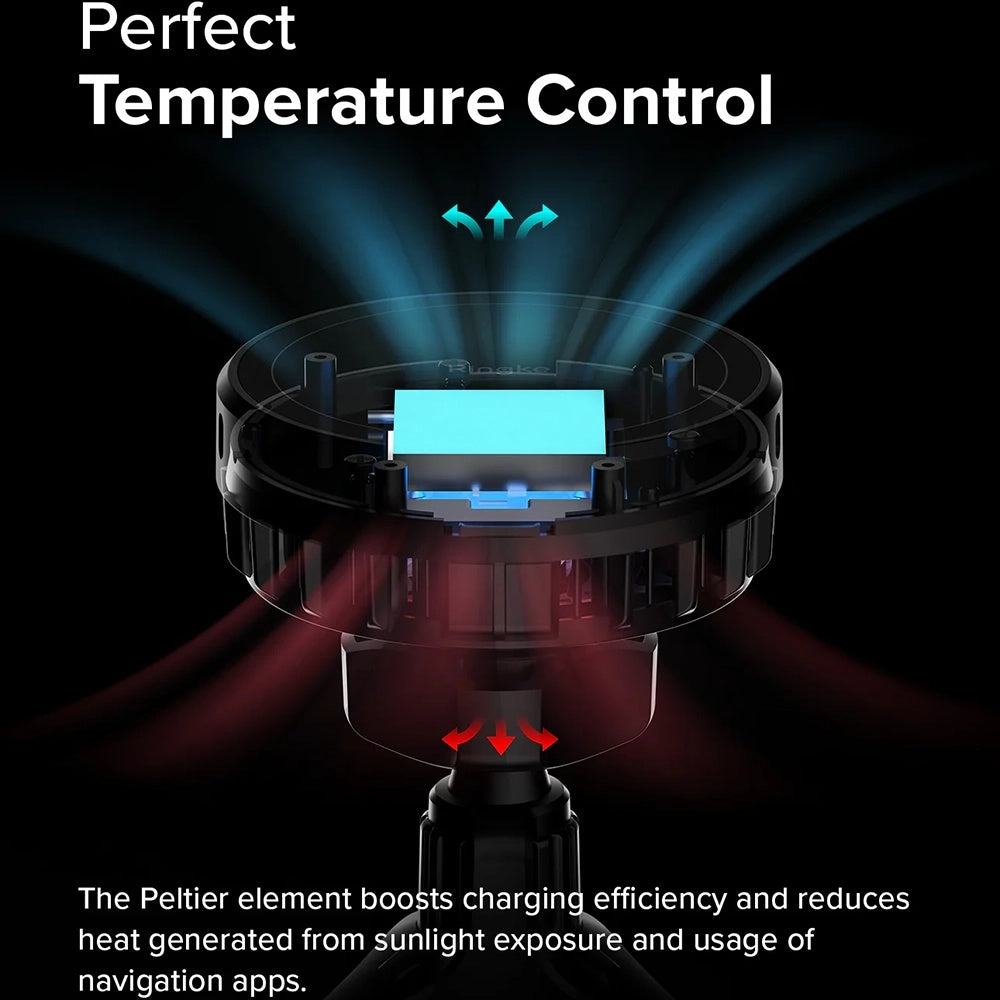 Ringke Wireless Car Charger, 15W, 1.67A, Black