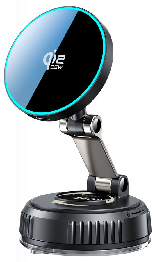 Tech-Protect MM25W-V8 Wireless Car Charger, 25W, Black