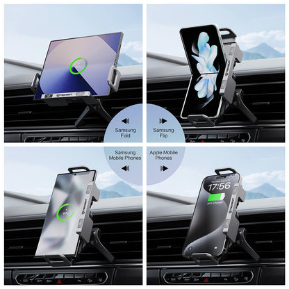 Trådlös Bil Laddare Techsuit SW1 ModoDock, 15W, 1.67A, Svart