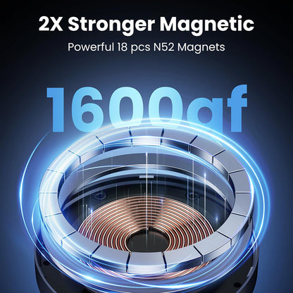 Trådlös Bil Laddare UGREEN W708, 15W, 1.67A, Svart