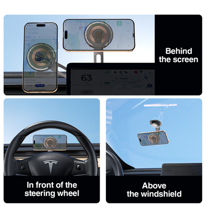 Trådlös Bil Laddare XO Design CX036, 15W, 1.67A, Svart