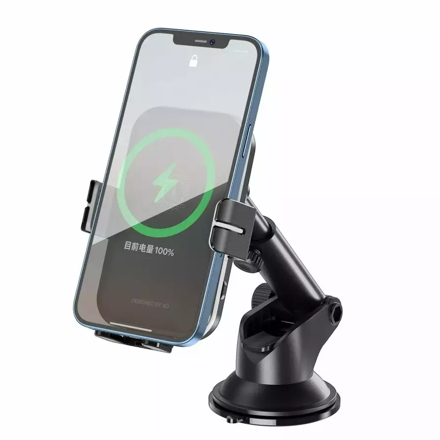 Trådlös Bil Laddare XO Design WX027, 15W, 1.67A, Svart