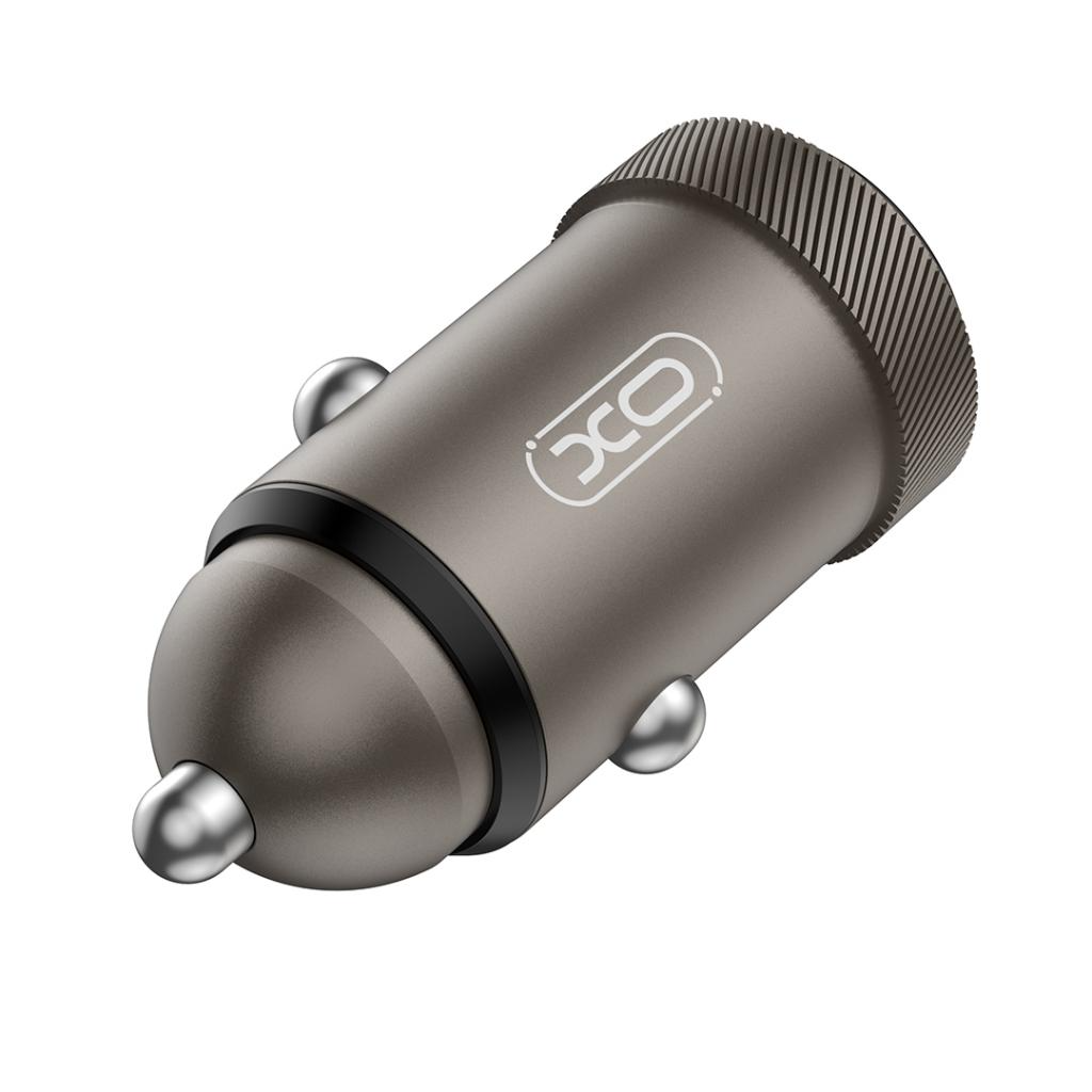 Bil laddare XO Design CC70, 30W, 3A, 1 x USB-C, Svart