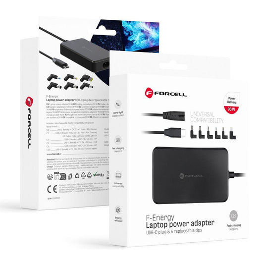 Forcell F-Energy E856 laddare, 90W, Svart