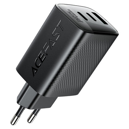 Nätverksladdare Acefast A108, 67W, 3A, 1 x USB-A - 2 x USB-C, Svart
