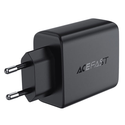 Nätadapter Acefast A61, 45W, 3A, 2 x USB-A - 2 x USB-C, Svart