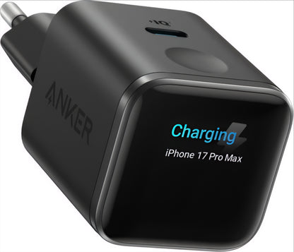 Anker Nano Display Nätadapter, 45W, 3A, 1 x USB-C, Svart A121DG11