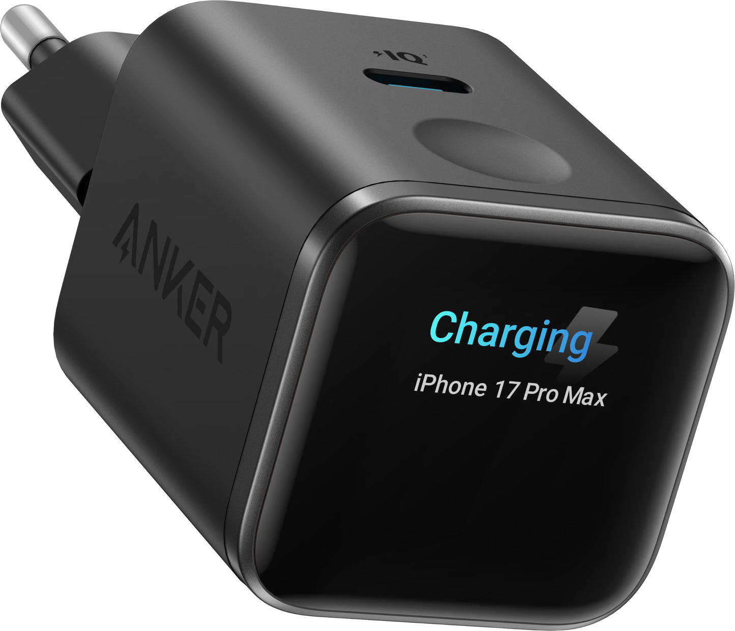 Anker Nano Display Nätadapter, 45W, 3A, 1 x USB-C, Svart A121DG11