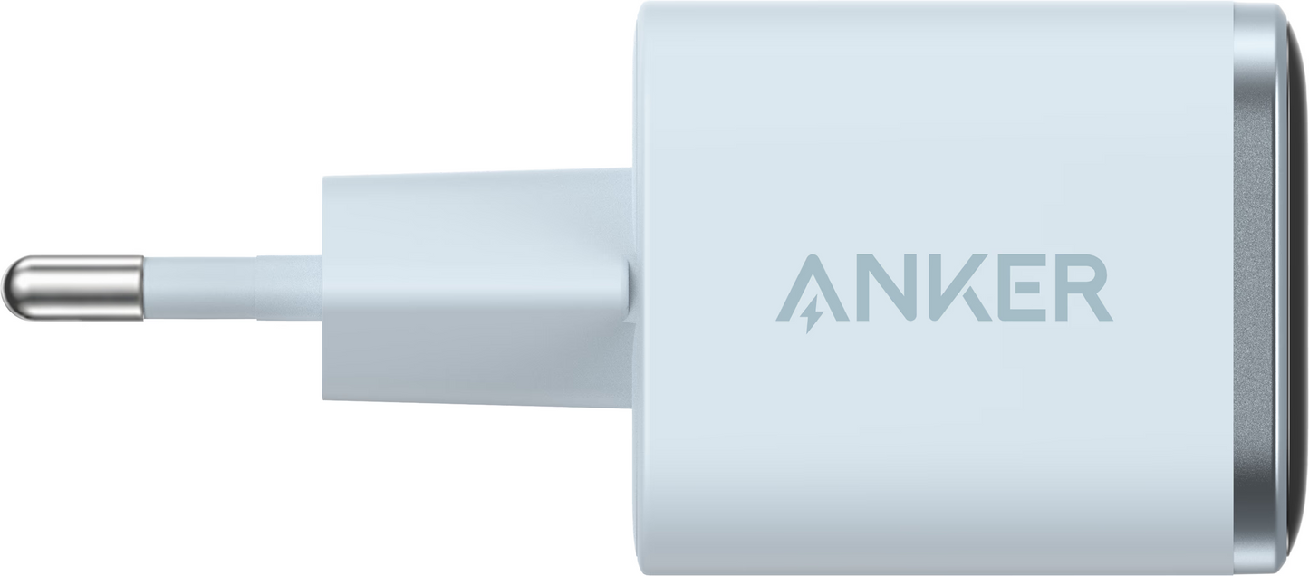 Anker Nano Display Nätadapter, 45W, 3A, 1 x USB-C, Blå A121DG31