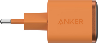 Anker Nano Display Nätadapter, 45W, 3A, 1 x USB-C, Orange A121DGO1