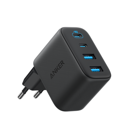 Anker Zolo nätadapter, 50W, 3A, 2 x USB-A - 2 x USB-C, svart A121EG11