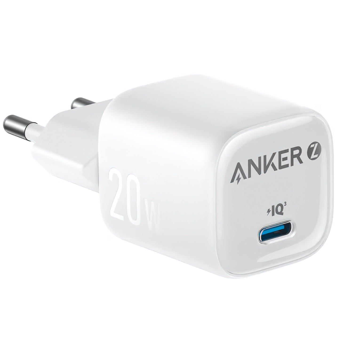 Anker Zolo Nätverksladdare, 20W, 3A, 1 x USB-C, Vit A2699G21