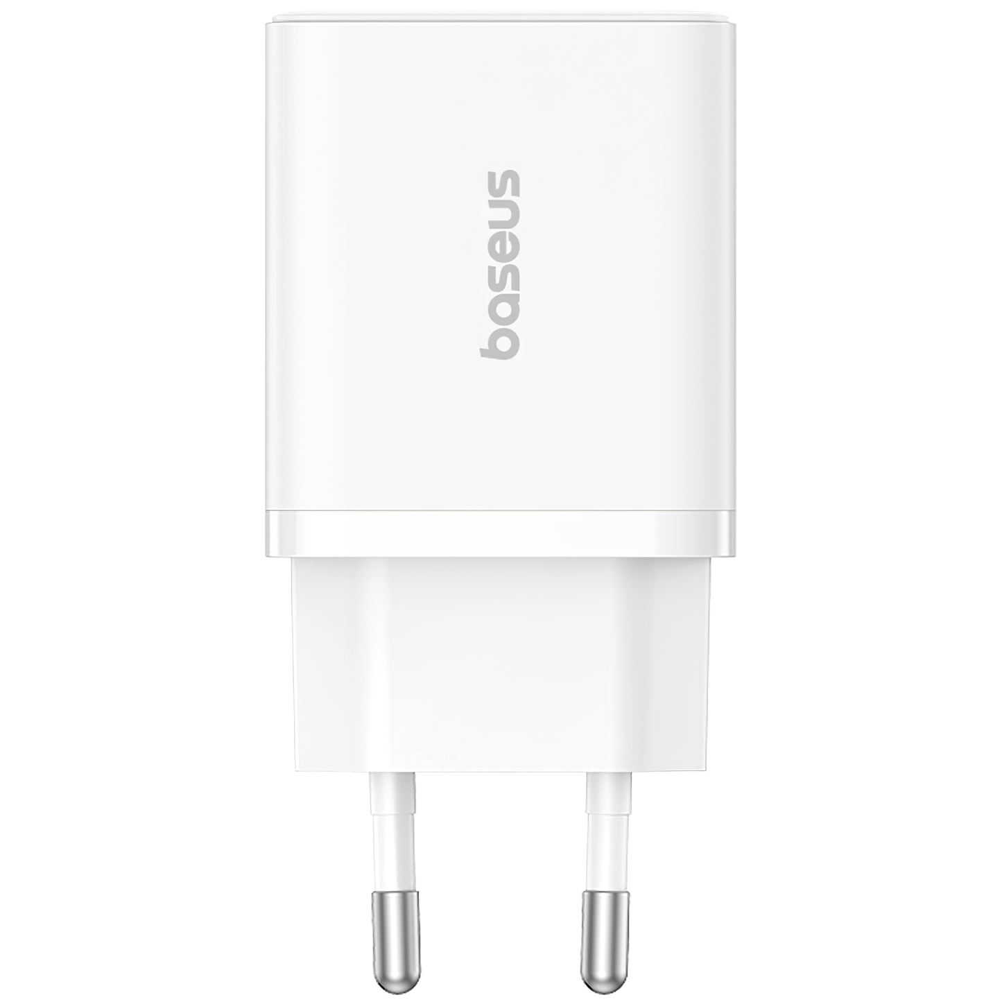Baseus Cube nätverksladdare, 20W, 3A, 1 x USB-A - 1 x USB-C, Vit P10111403213-00