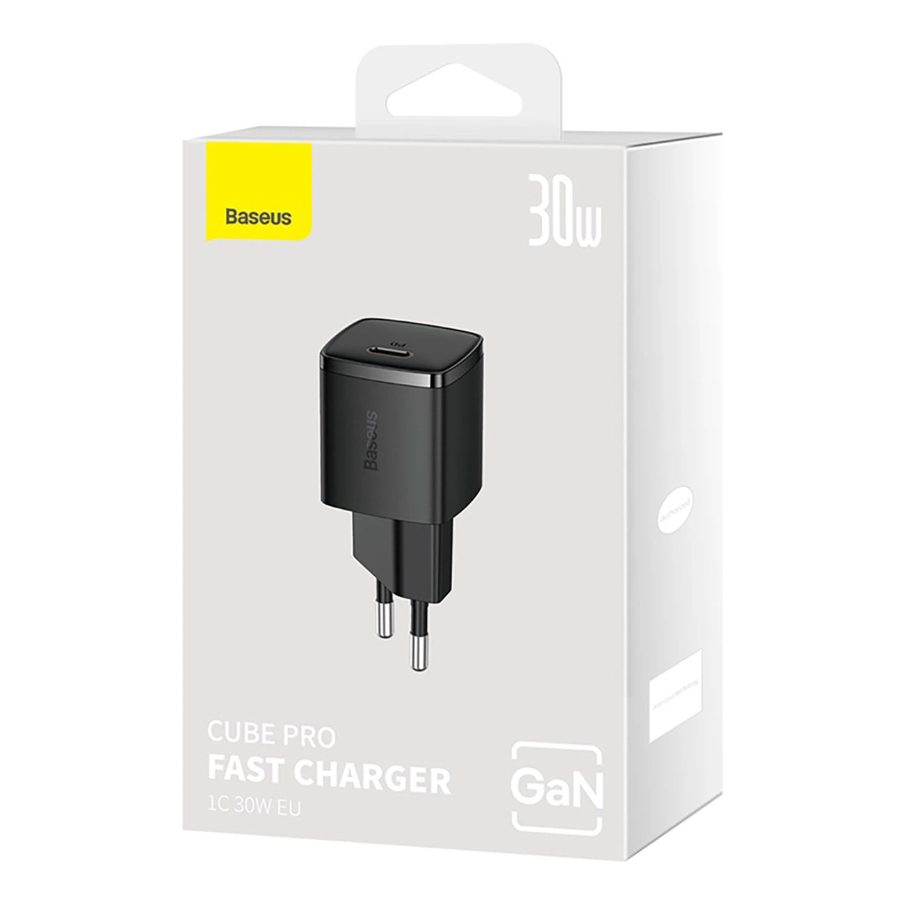 Nätverksladdare Baseus Cube Pro, 30W, 3A, 1 x USB-C, Svart CCXF000301