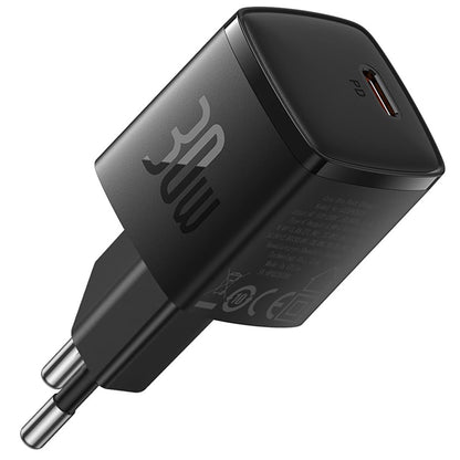 Nätverksladdare Baseus Cube Pro, 30W, 3A, 1 x USB-C, Svart CCXF000301