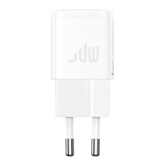 Baseus Cube Pro nätverksladdare, 30W, 3A, 1 x USB-C, Vit CCXF000302