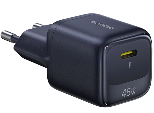 Nätadapter Baseus EnerFill FN22, 45W, 3A, 1 x USB-C, Svart E0123300