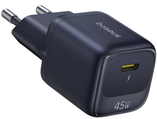 Nätadapter Baseus EnerFill FN22, 45W, 3A, 1 x USB-C, Svart E0123300