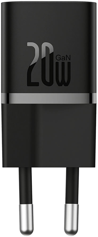 Nätverksladdare Baseus GaN5 Mini, 20W, 3A, 1 x USB-C, Svart CCGN05010101 