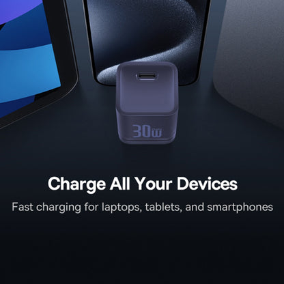 Nätverksladdare Baseus GaN5S, 30W, 3A, 1 x USB-C, Lila P10162504523-00