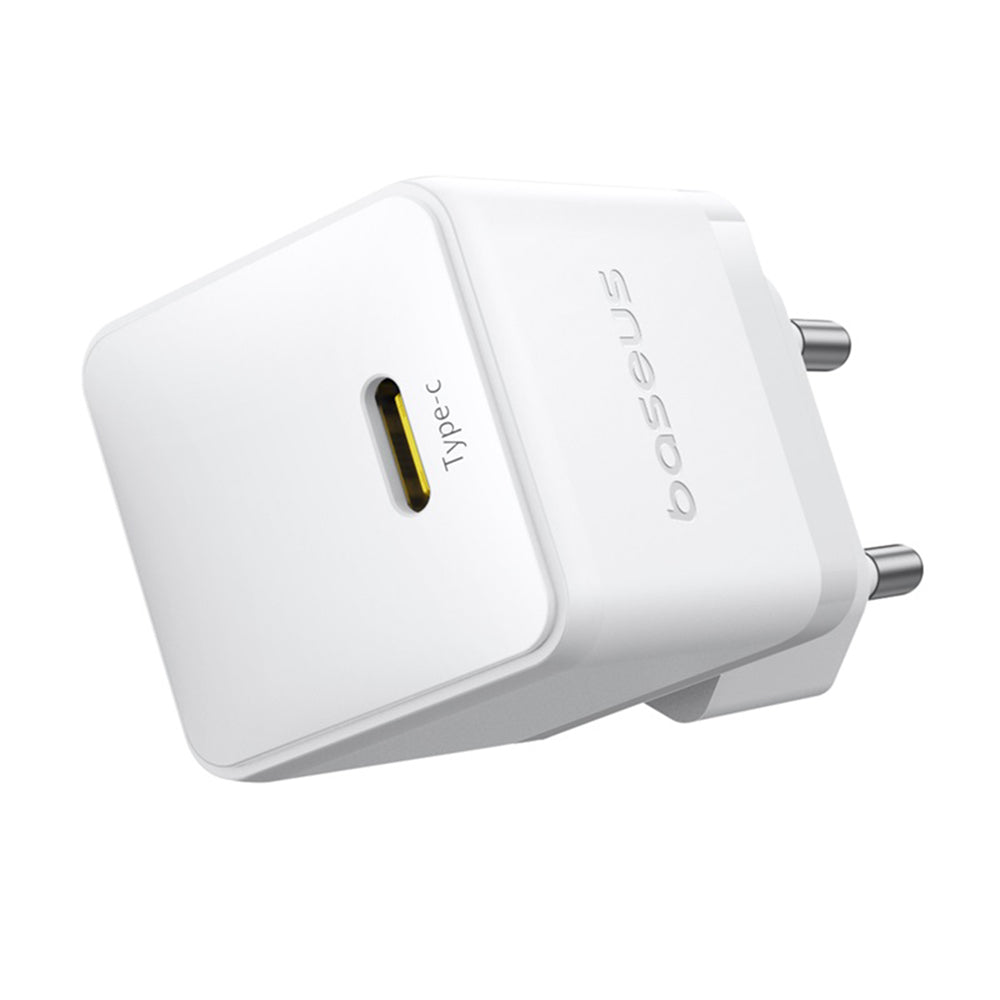 Baseus Palm Nätverksladdare, 20W, 3A, 1 x USB-C, Vit P10111602213-00