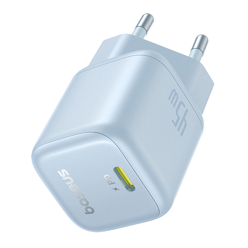 Baseus PicoGo nätverksladdare, 45W, 3A, 1 x USB-C, Blå P10176800313-00