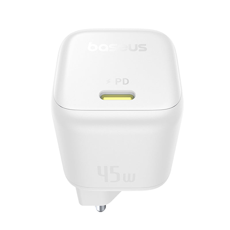 Baseus PicoGo nätverksladdare, 45W, 3A, 1 x USB-C, Vit P10176800213-00