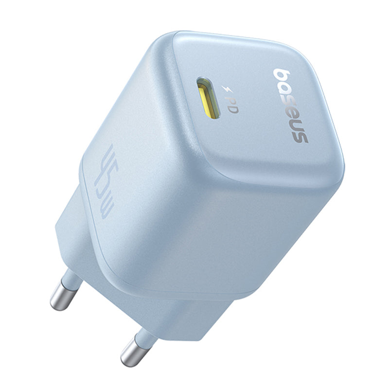 Baseus PicoGo nätverksladdare, 45W, 3A, 1 x USB-C, Blå P10176800313-00