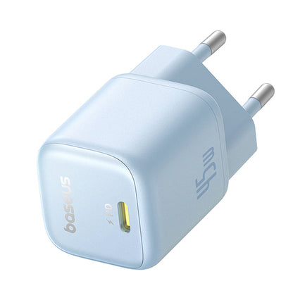 Baseus PicoGo nätverksladdare, 45W, 3A, 1 x USB-C, Blå P10176800313-00