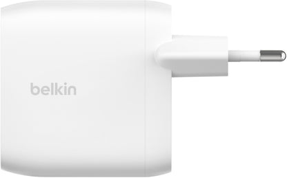Nätadapter Belkin BoostCharge Pro Dual, 60W, 3A, 2 x USB-C, Vit WCB010vfWH
