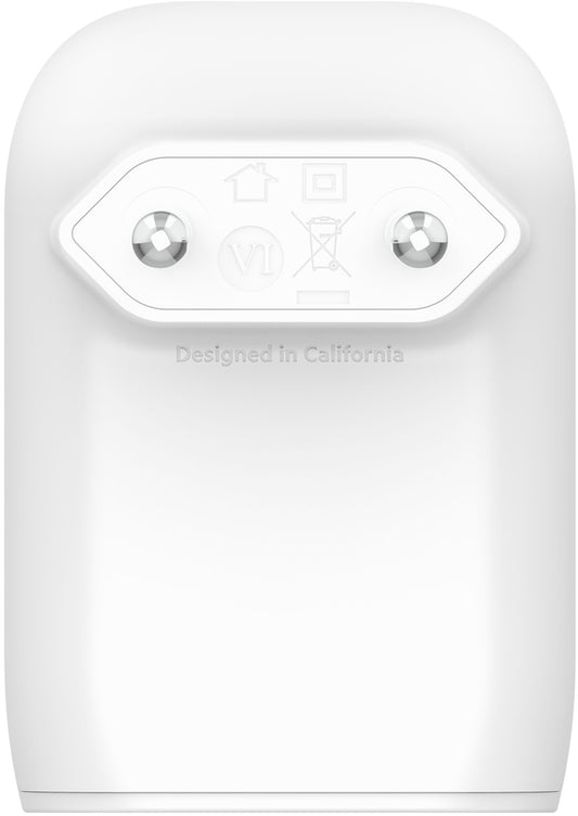 Belkin BoostCharge Dual nätadapter, 37W, 3A, 1 x USB-A - x USB-C, Vit WCB007vfWH
