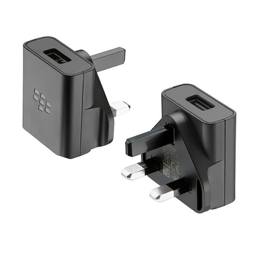 Nätadapter BlackBerry RM0300 UK, 6,5W, 1,3A, 1 x USB-A, Svart ASY-58929-003
