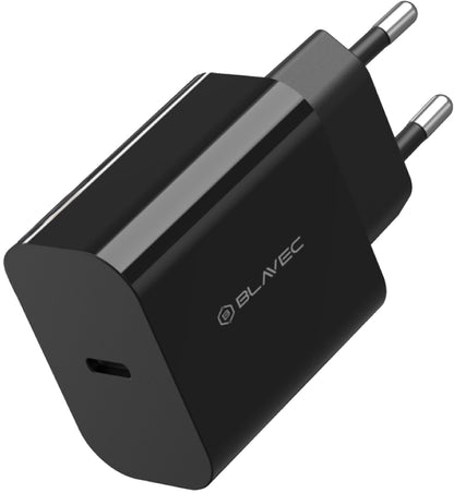 Blavec BC-14 nätadapter, 30 W, 3 A, 1 × USB-C, svart